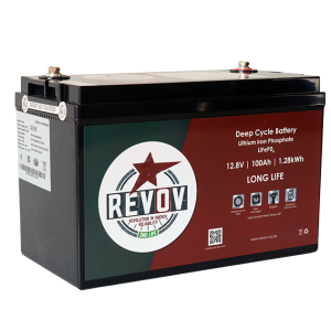 Revov 12V 100ah LiFePO4 battery
